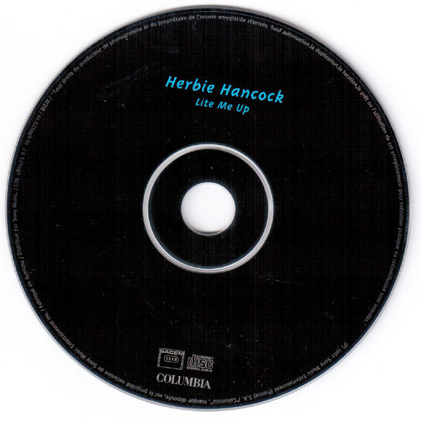 Herbie Hancock : Lite Me Up (CD, Album, RM, Dig)