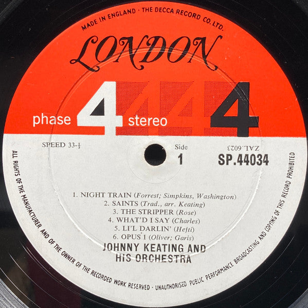 The John Keating Orchestra : Swing Revisited (LP)