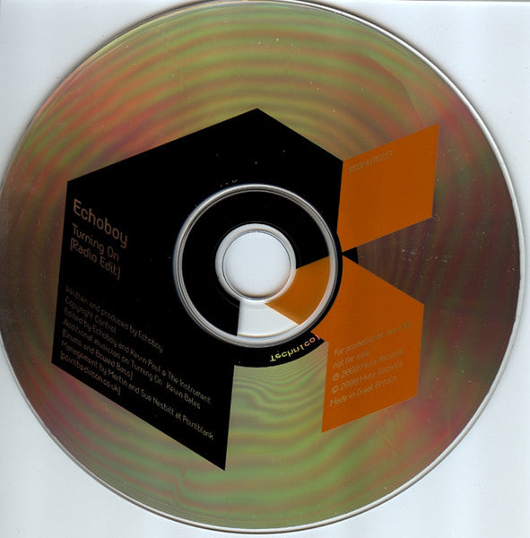 Echoboy : Turning On (CD, Single, Promo)