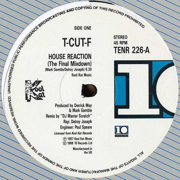 T-CUT-F : House Reaction (12")