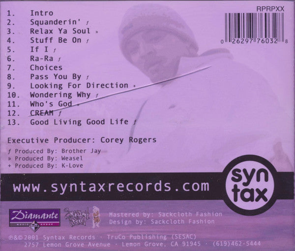 Corey Rogers (2) aka Coleon : Tha Seed (CD, Album)