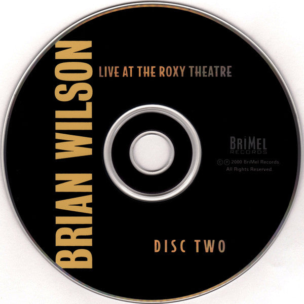Brian Wilson : Live At The Roxy Theatre (2xCD, Album)