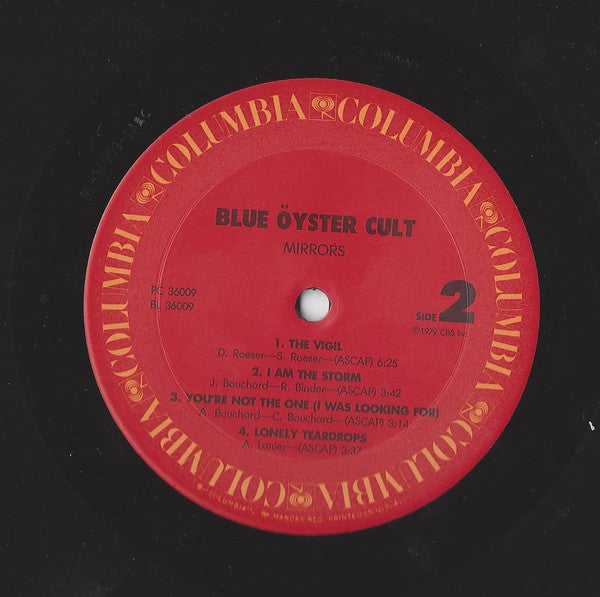Blue Öyster Cult : Mirrors (LP, Album, RE, Pit)