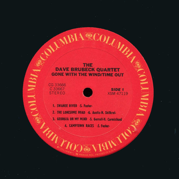 The Dave Brubeck Quartet : Gone With The Wind And Time Out (2xLP, Comp, Gat)