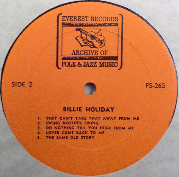 Billie Holiday : Billie Holiday (LP, Comp)