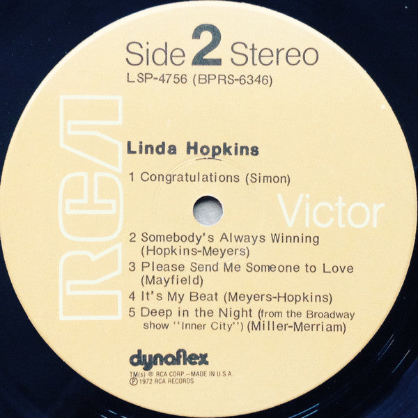 Linda Hopkins : Linda Hopkins (LP, Album)