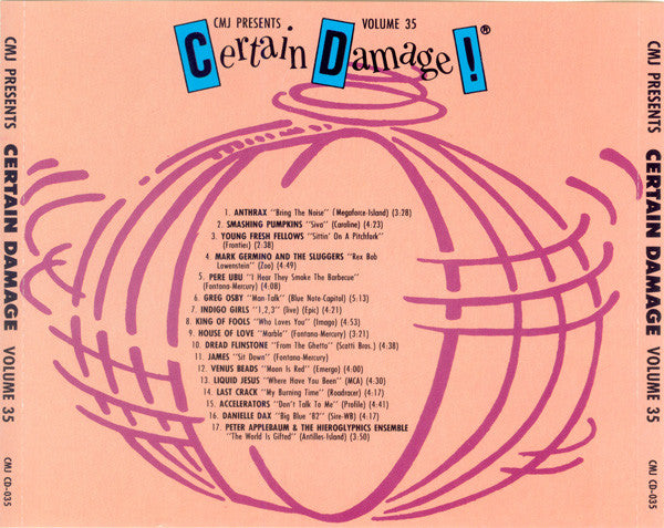 Various : CMJ Presents Certain Damage! - Volume 35 (CD, Comp, Promo)