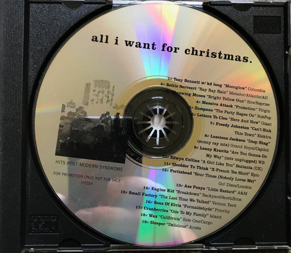 Various : All I Want For Christmas. (CD, Comp, Promo)
