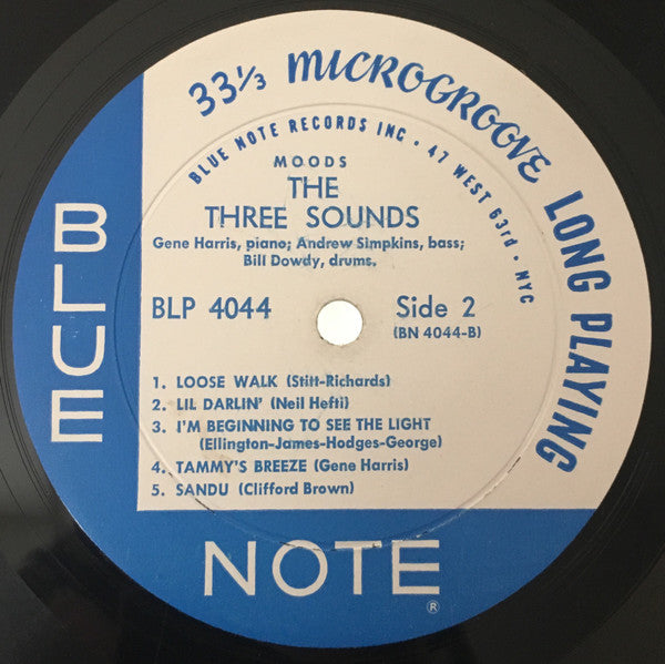 The 3 Sounds* : Moods (LP, Album, Mono)
