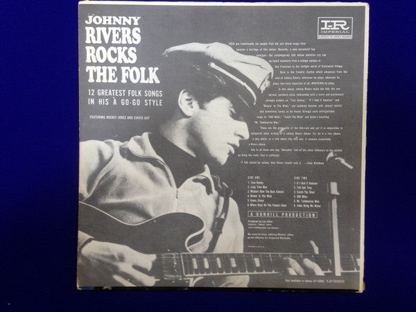Johnny Rivers : Johnny Rivers Rocks The Folk (LP, Album, Mono)