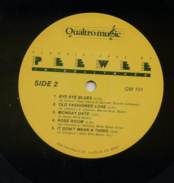 Pee Wee* : In Hollywood (LP)