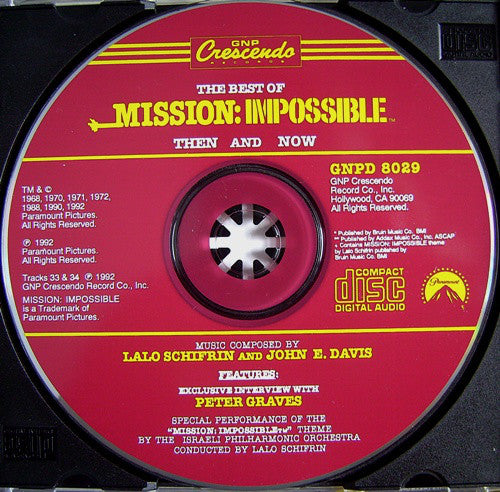 Lalo Schifrin And John Davis (5) : The Best Of Mission: Impossible - Then And Now (CD, Comp)