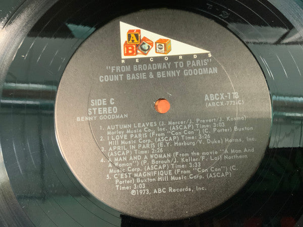 Count Basie, Benny Goodman : From Broadway To Paris (2xLP, Comp)