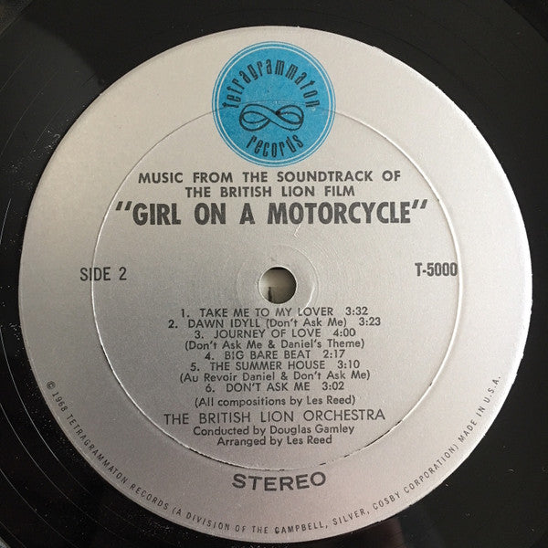 The British Lion Orchestra : The Girl On A Motorcycle (LP, Album)