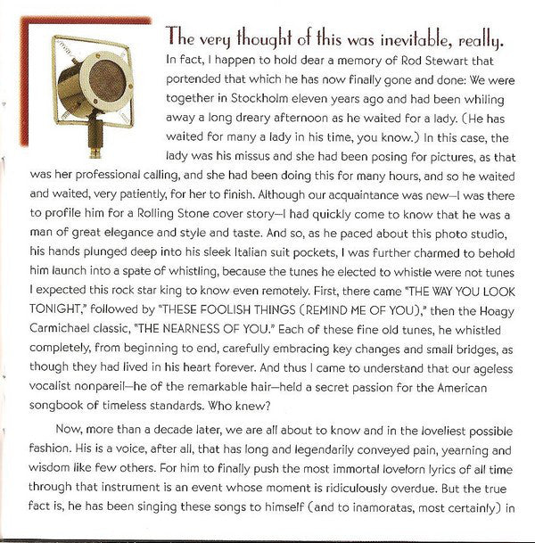 Rod Stewart : It Had To Be You... The Great American Songbook (CD, Album)