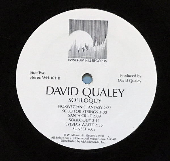 David Qualey : Soliloquy (LP, Album, RE)