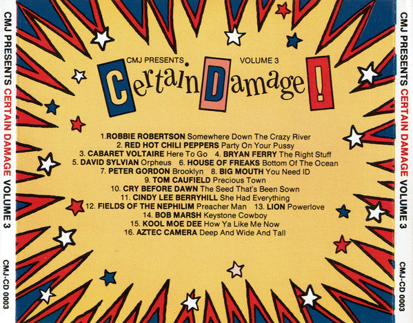 Various : CMJ Presents Certain Damage! Volume 3 (CD, Comp, Promo)