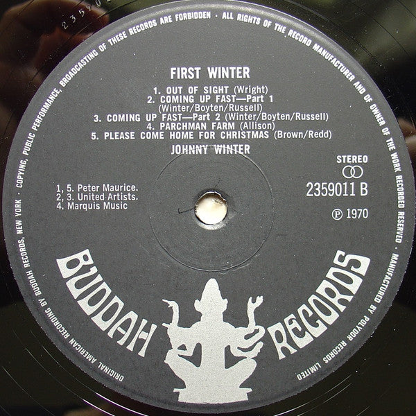 Johnny Winter : First Winter (LP, Album)
