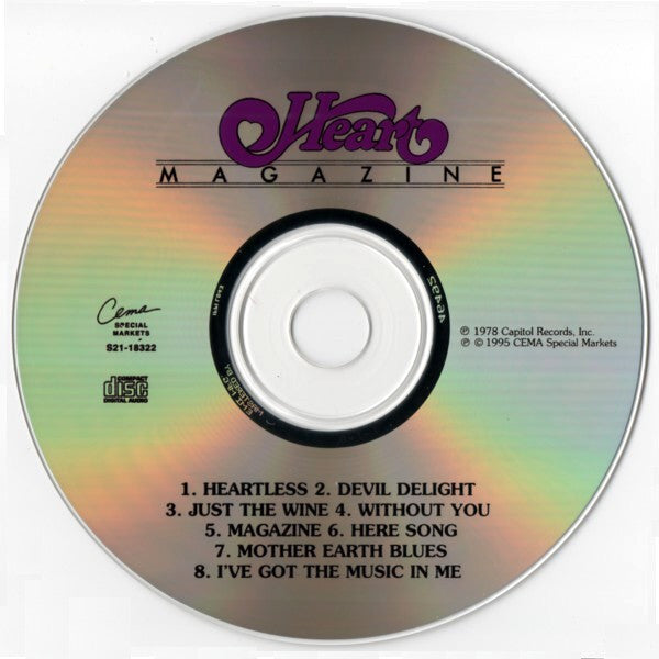 Heart : Magazine (CD, Album, RE)