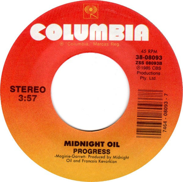 Midnight Oil : Dreamworld (7", Single, Styrene)