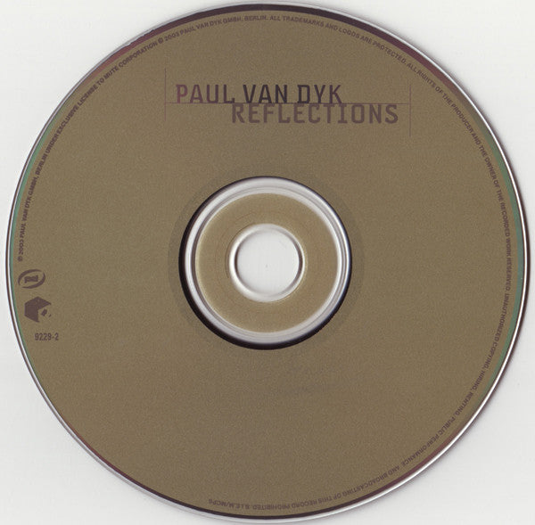 Paul van Dyk : Reflections (CD, Album)