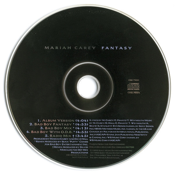 Mariah Carey : Fantasy (CD, Single, Promo)
