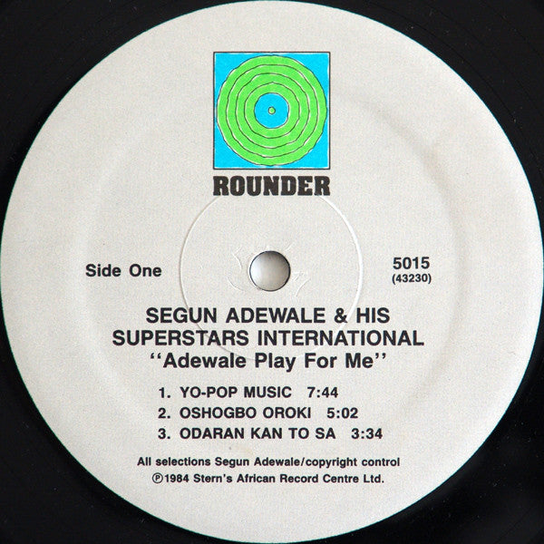 Segun Adewale And His Superstars International : Adewale Play For Me (LP)