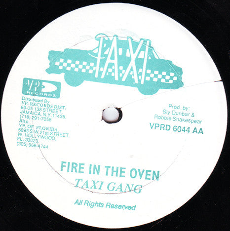 The Taxi Gang : Mission Impossible / Fire In The Oven (12")