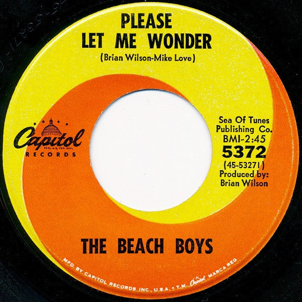 The Beach Boys : Do You Wanna Dance? / Please Let Me Wonder (7", Single, Scr)