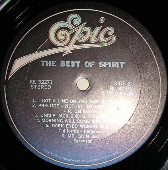 Spirit (8) : The Best Of Spirit (LP, Comp, RE)