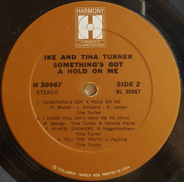 Ike & Tina Turner : Something's Got A Hold On Me (LP, Album, RE)