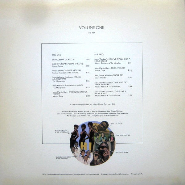 Various : The Motown Story: The First Decade (5xLP, Comp + Box, Ltd, Boo)