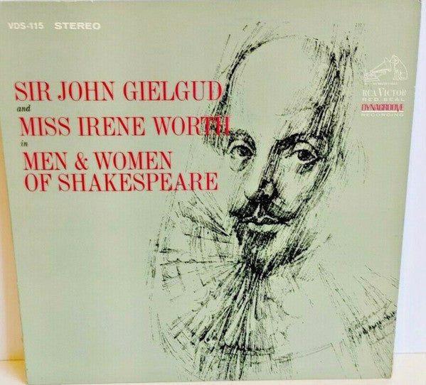 John Gielgud and Irene Worth : Men & Women Of Shakespeare (LP)