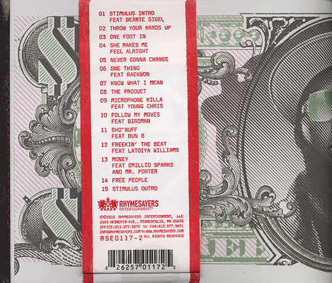 Freeway & Jake One : The Stimulus Package (CD, Album)