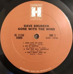 Dave Brubeck : Gone With The Wind (LP, Comp)