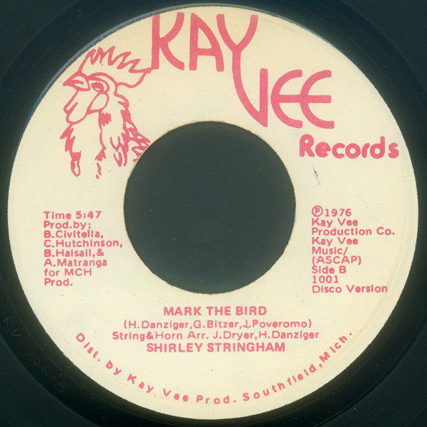 Shirley Stringham : Mark The Bird (7")