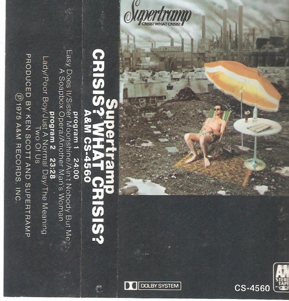 Supertramp : Crisis? What Crisis? (Cass, Album)