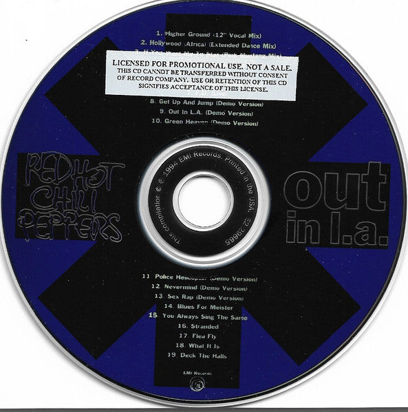 Red Hot Chili Peppers : Out In L.A. (CD, Comp, Promo)