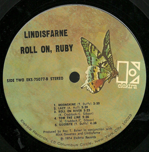 Lindisfarne : Roll On, Ruby (LP, Album, San)
