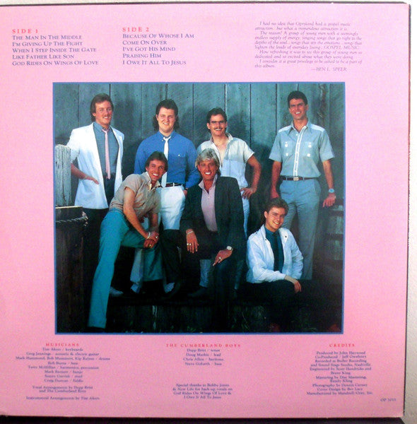The Cumberland Boys : I Owe It All To Jesus (LP)