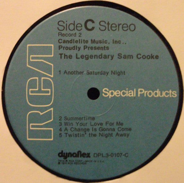 Sam Cooke : The Legendary (3xLP, Comp, Ind)