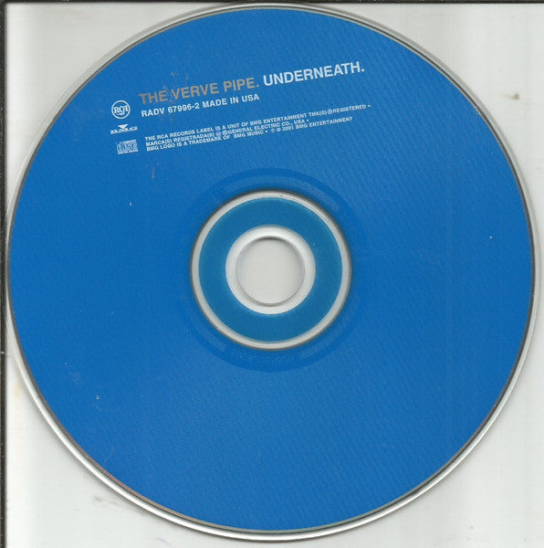 The Verve Pipe : Underneath (CD, Advance, Album, Promo)