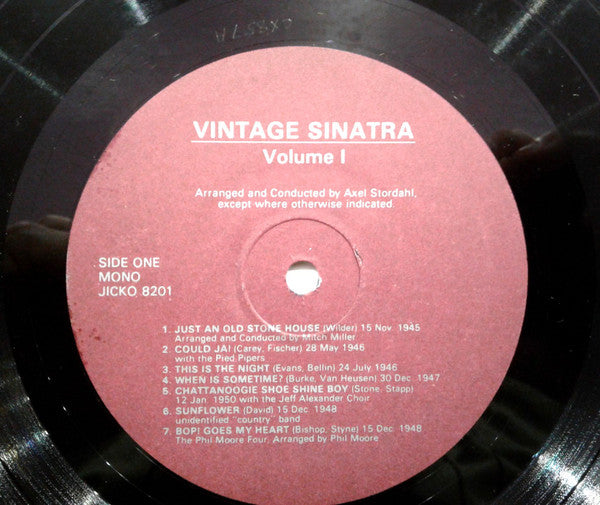 Frank Sinatra : Vintage Sinatra Vol. 1 (LP, Comp)