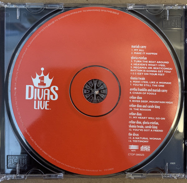 Divas (6) : VH1 Divas Live (CD, Album)
