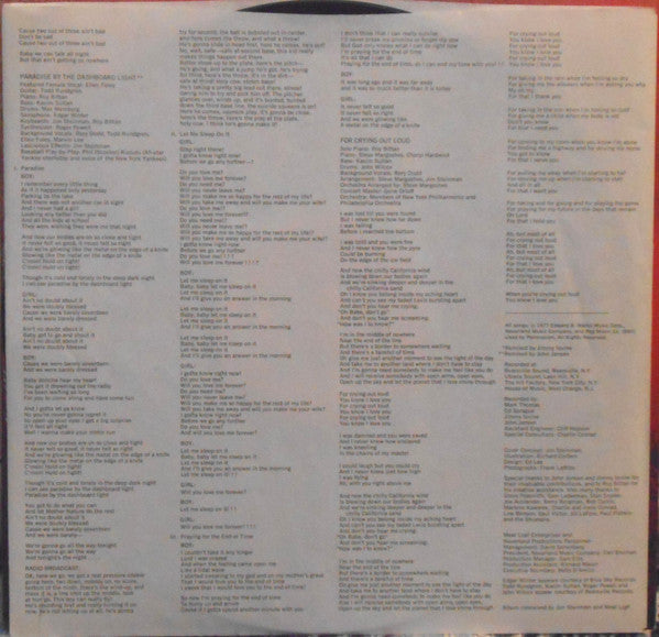 Meat Loaf : Bat Out Of Hell (LP, Album)