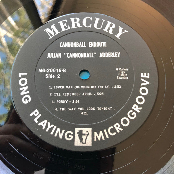 Cannonball Adderley : Cannonball Enroute (LP, Album, Mono)