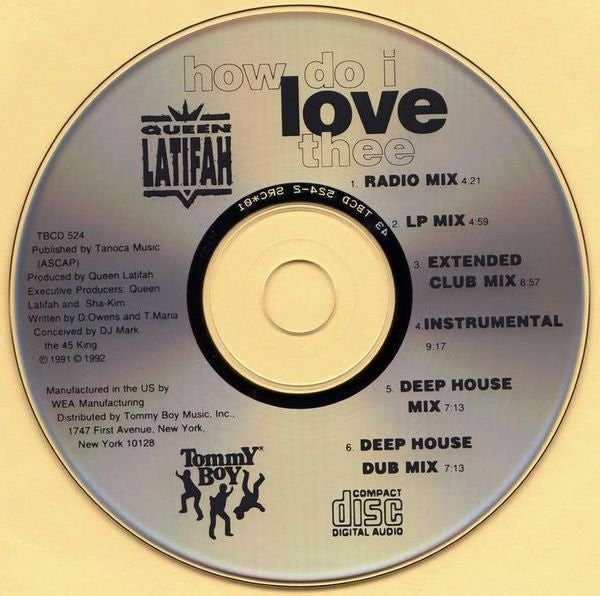 Queen Latifah : How Do I Love Thee (CD, Maxi)