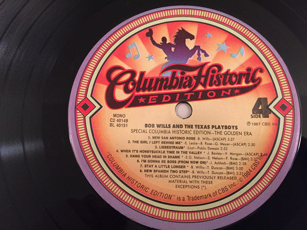 Bob Wills & His Texas Playboys : The Golden Era (2xLP, Comp, Mono)