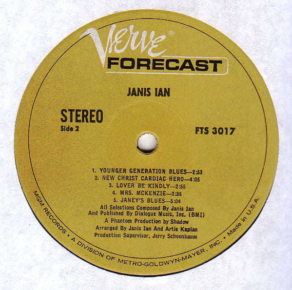Janis Ian : Janis Ian (LP, Album)
