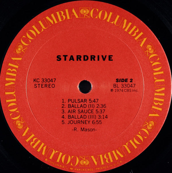 Stardrive Featuring Robert Mason (6) : Stardrive (LP)